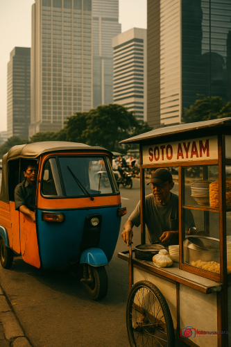 Jakarta Street_ Tradition Meets Modernity