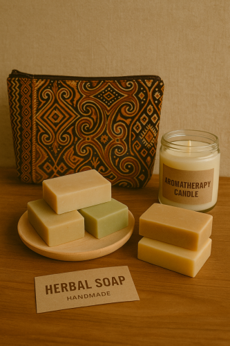 Handmade-Herbal-Essentials-and-Batik-Pouch