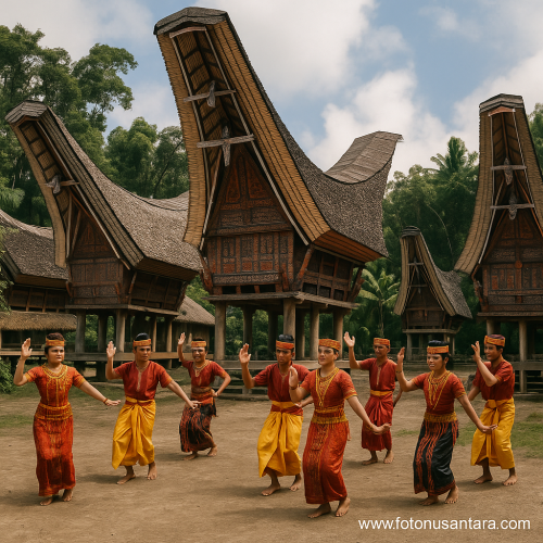 Torajan-Dance-in-Kete-Kesu